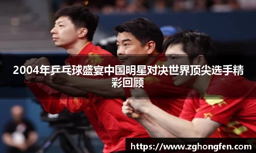 2004年乒乓球盛宴中国明星对决世界顶尖选手精彩回顾